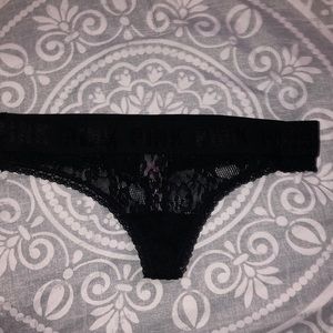 Pink Victoria’s Secret underwear!